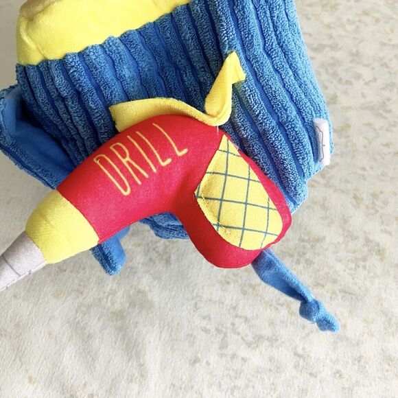 NWT Mudpie Play My Tools Plush Set Work Bench Soft Toy - Picture 4 of 11